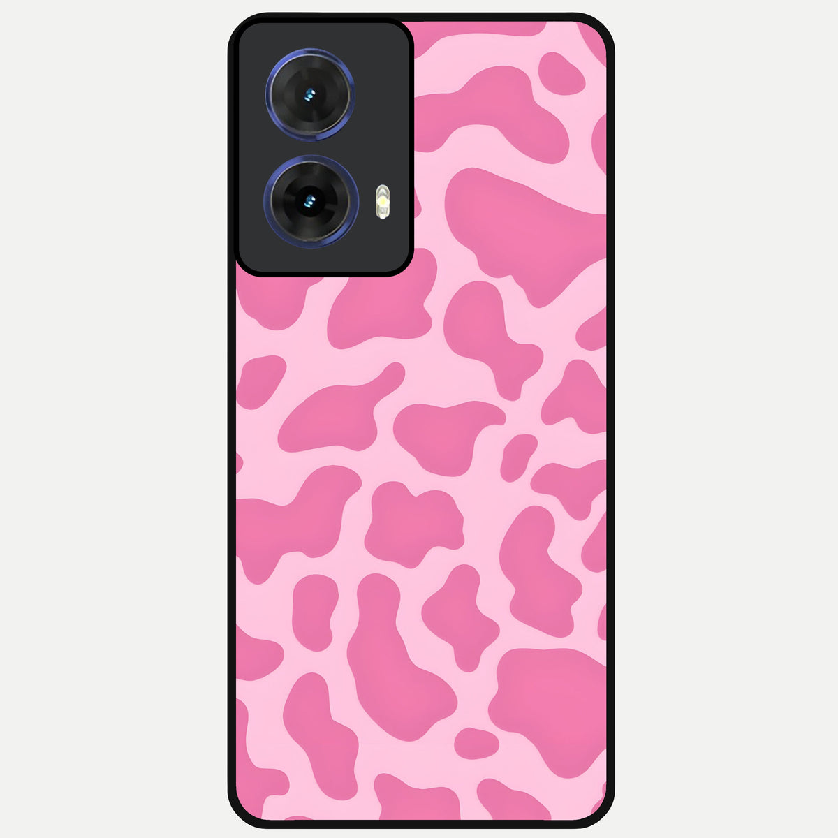  Pinkish Scenery Glass Case For Moto G85 back cover – full design glossy printed glass finish
