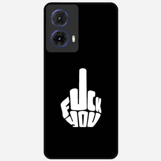 Rebel Mode On Glass Case For Moto G85 back cover – full design glossy printed glass finish