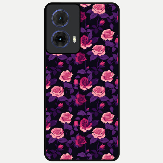  Rose Garden Twilight Glass Case For Moto G85 back cover – full design glossy printed glass finish
