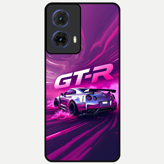  Speed Drift Legend Glass Case For Moto G85 back cover – full design glossy printed glass finish