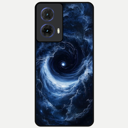  Stunning Galaxy Glass Case For Moto G85 back cover – full design glossy printed glass finish