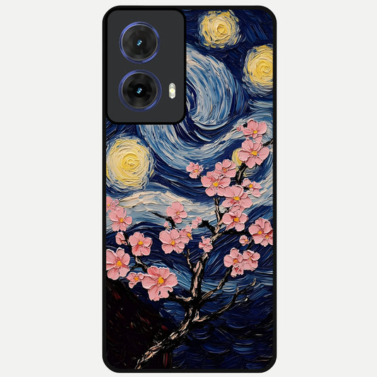  Van Gogh Scenery Glass Case For Moto G85 back cover – full design glossy printed glass finish