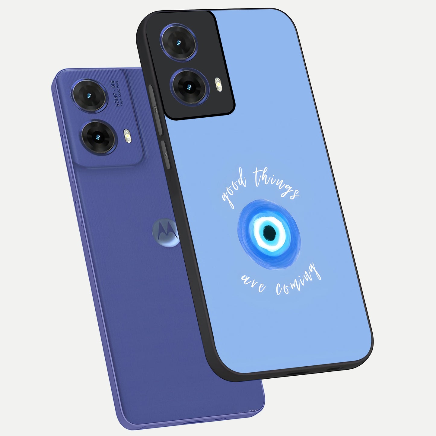  Bright Future Ahead phone case For Moto G85 showing premium glass back cover with detailed artwork