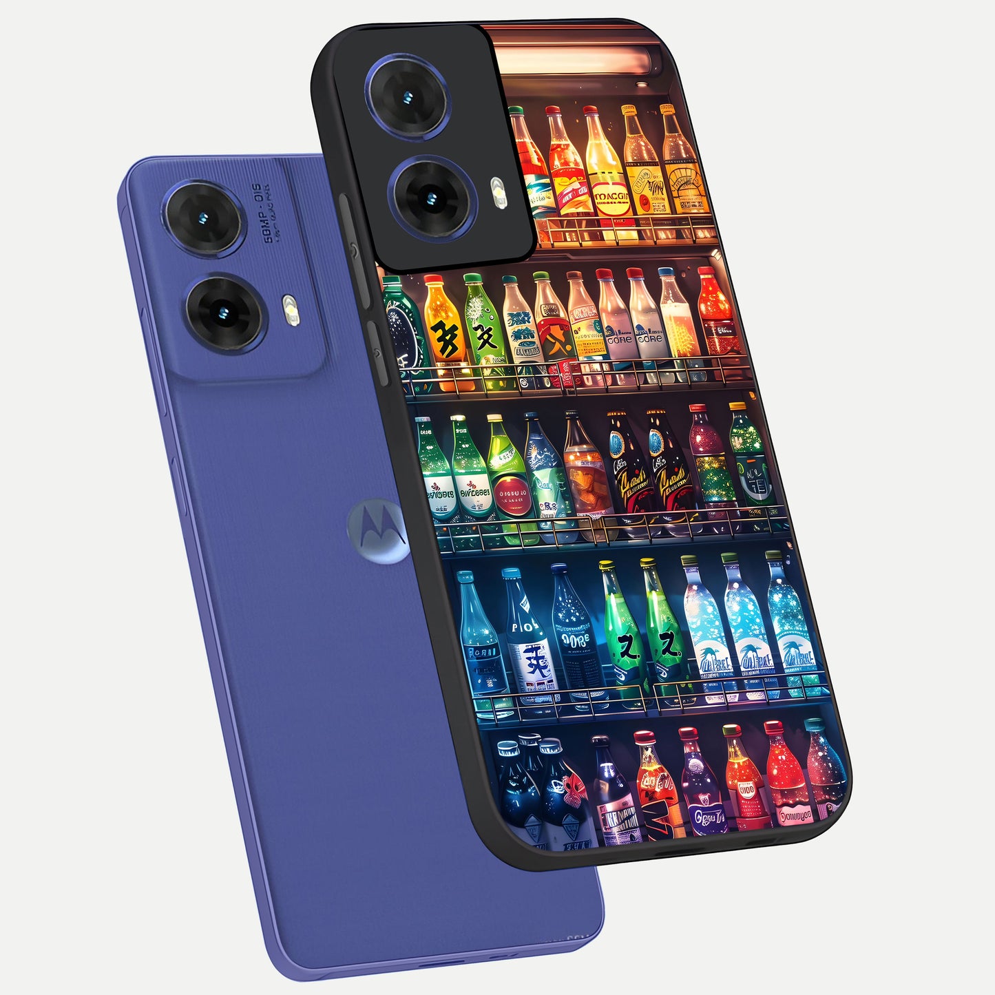  Colorfull Tree phone case For Moto G85 showing premium glass back cover with detailed artwork