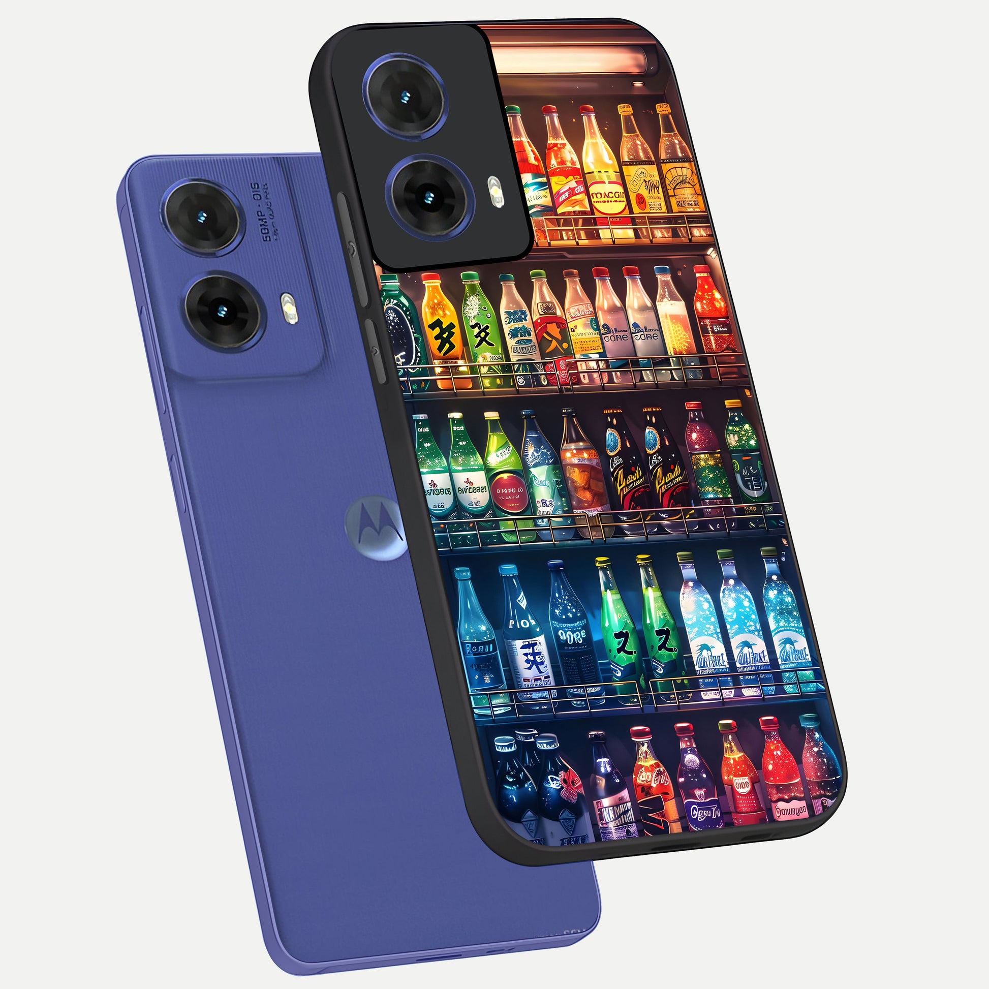  Colorfull Tree phone case For Moto G85 showing premium glass back cover with detailed artwork