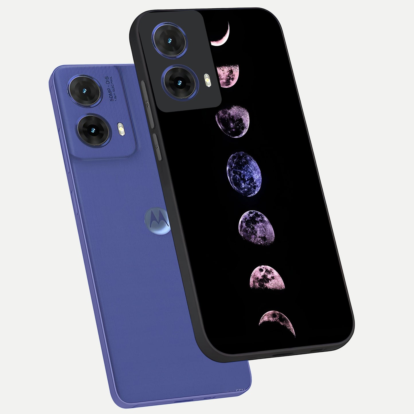  Crimson All Planets phone case For Moto G85 showing premium glass back cover with detailed artwork