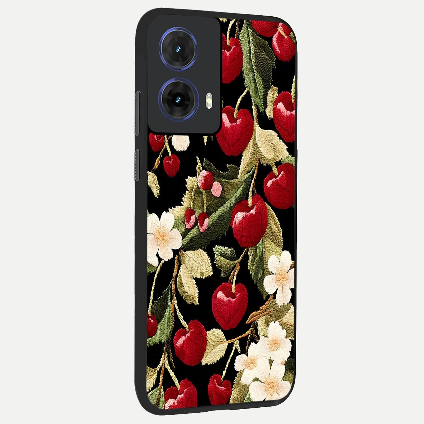  Blooming Spendor Bird back cover For Moto G85 slim fit glass case with vibrant aesthetic design