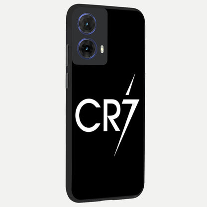  CR7 Elite Strike back cover For Moto G85 slim fit glass case with vibrant aesthetic design