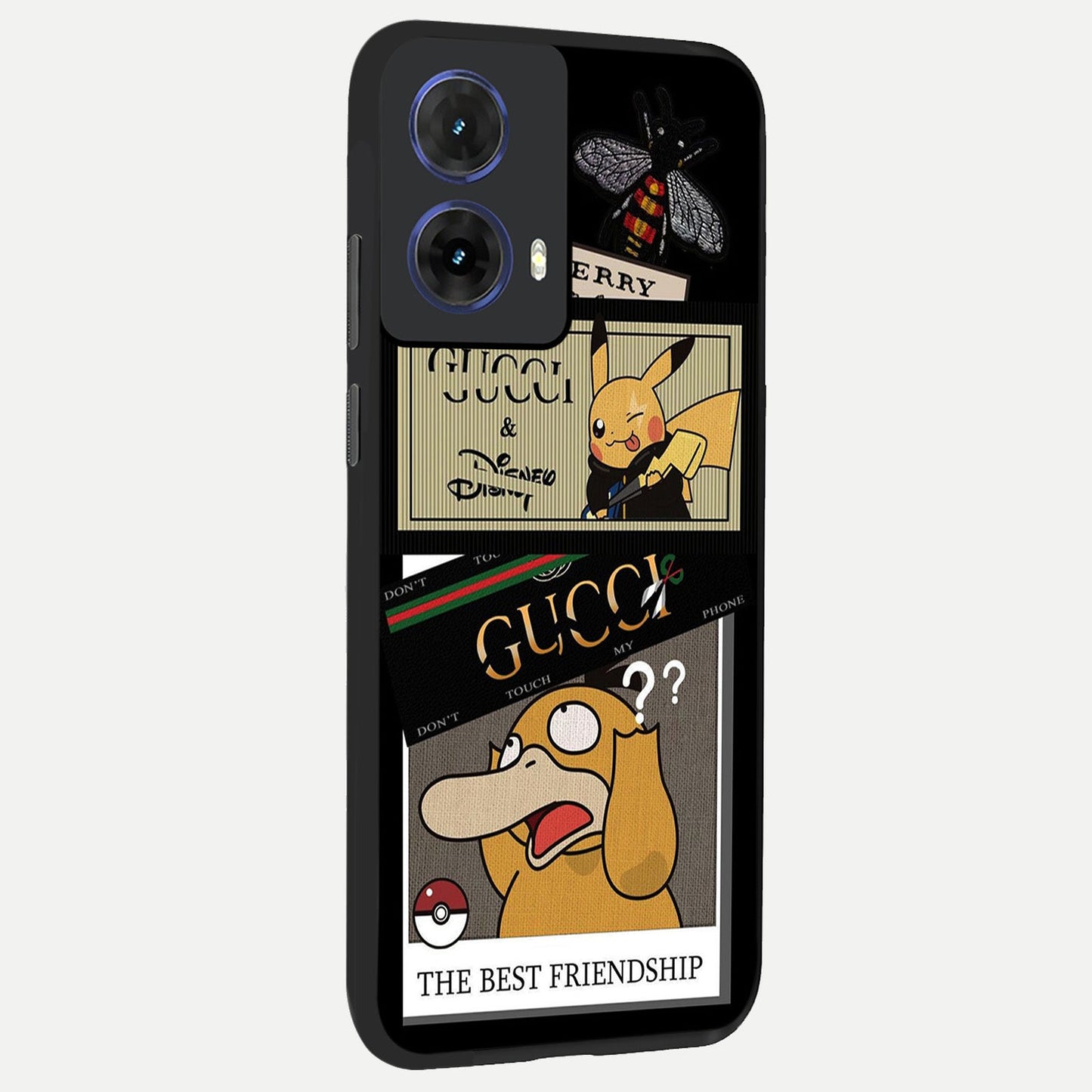  Cartoon Brand Play Mashup back cover For Moto G85 slim fit glass case with vibrant aesthetic design