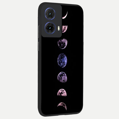  Crimson All Planets back cover For Moto G85 slim fit glass case with vibrant aesthetic design