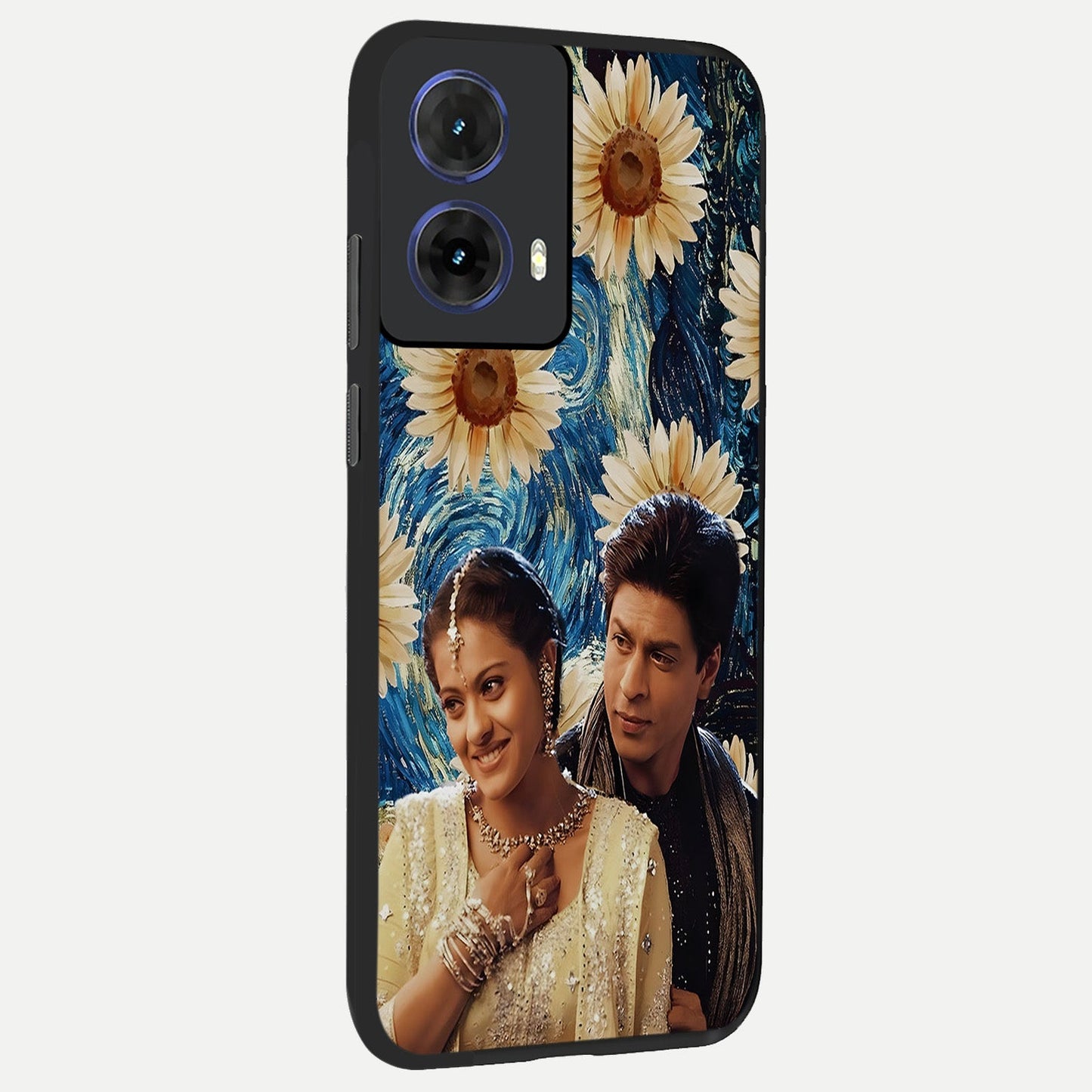  Eternal Love Story back cover For Moto G85 slim fit glass case with vibrant aesthetic design
