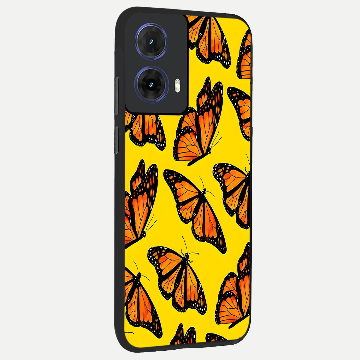  Golden Wing Flight back cover For Moto G85 slim fit glass case with vibrant aesthetic design