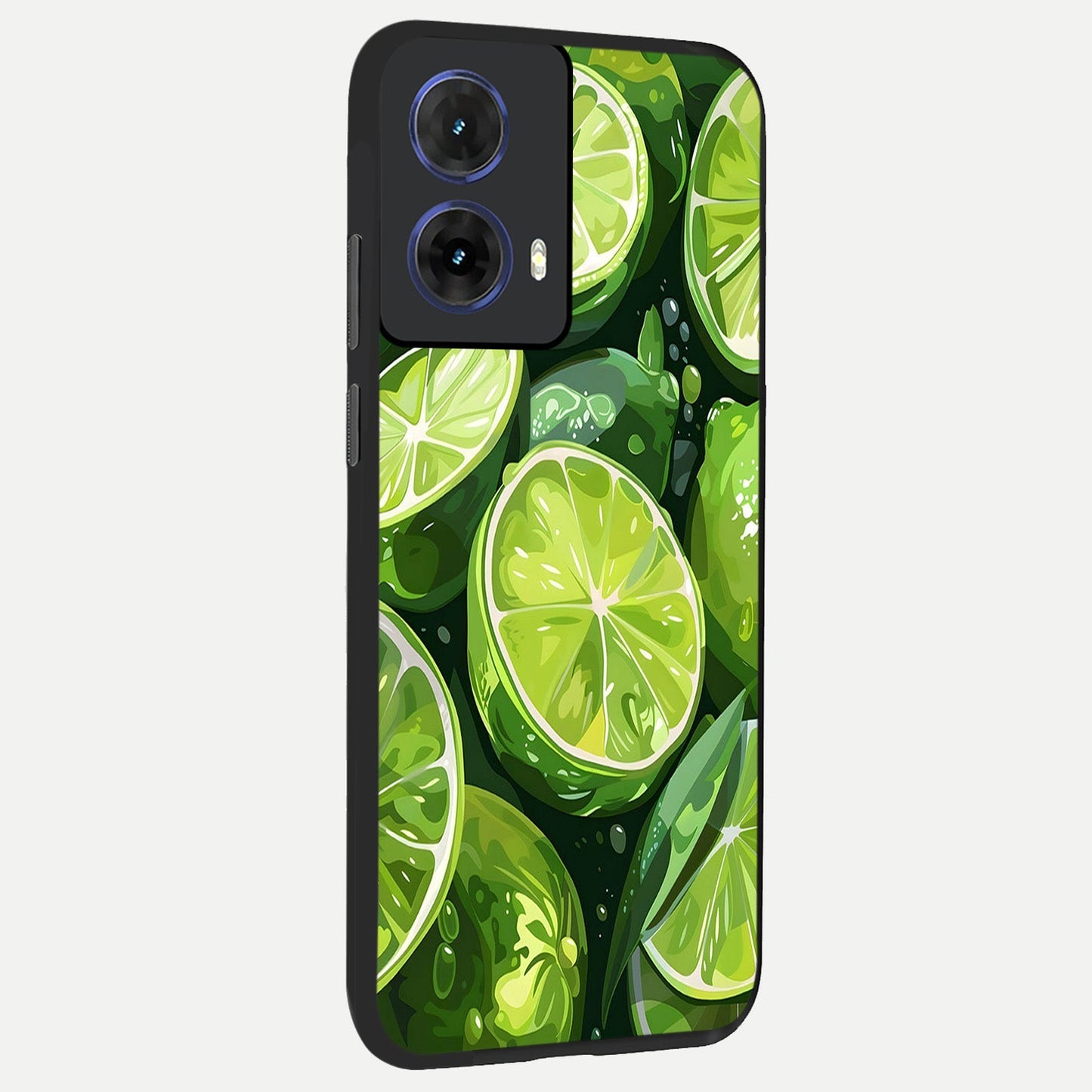  Green Kawasaki back cover For Moto G85 slim fit glass case with vibrant aesthetic design