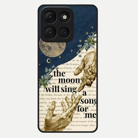  Aesthetic Divine Glass Case For Moto G86 Power back cover – full design glossy printed glass finish