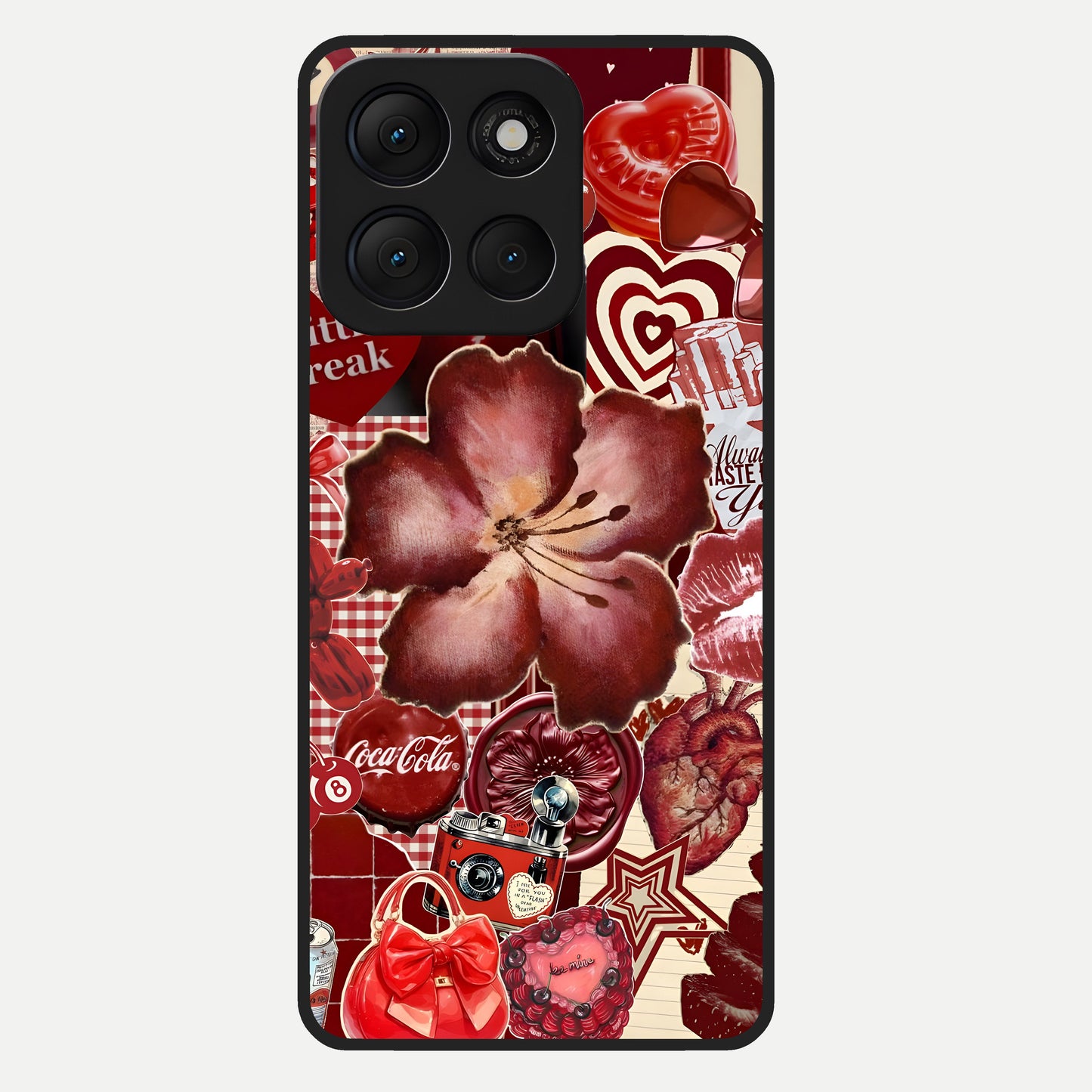  Aesthetic Little Freak Glass Case For Moto G86 Power back cover – full design glossy printed glass finish