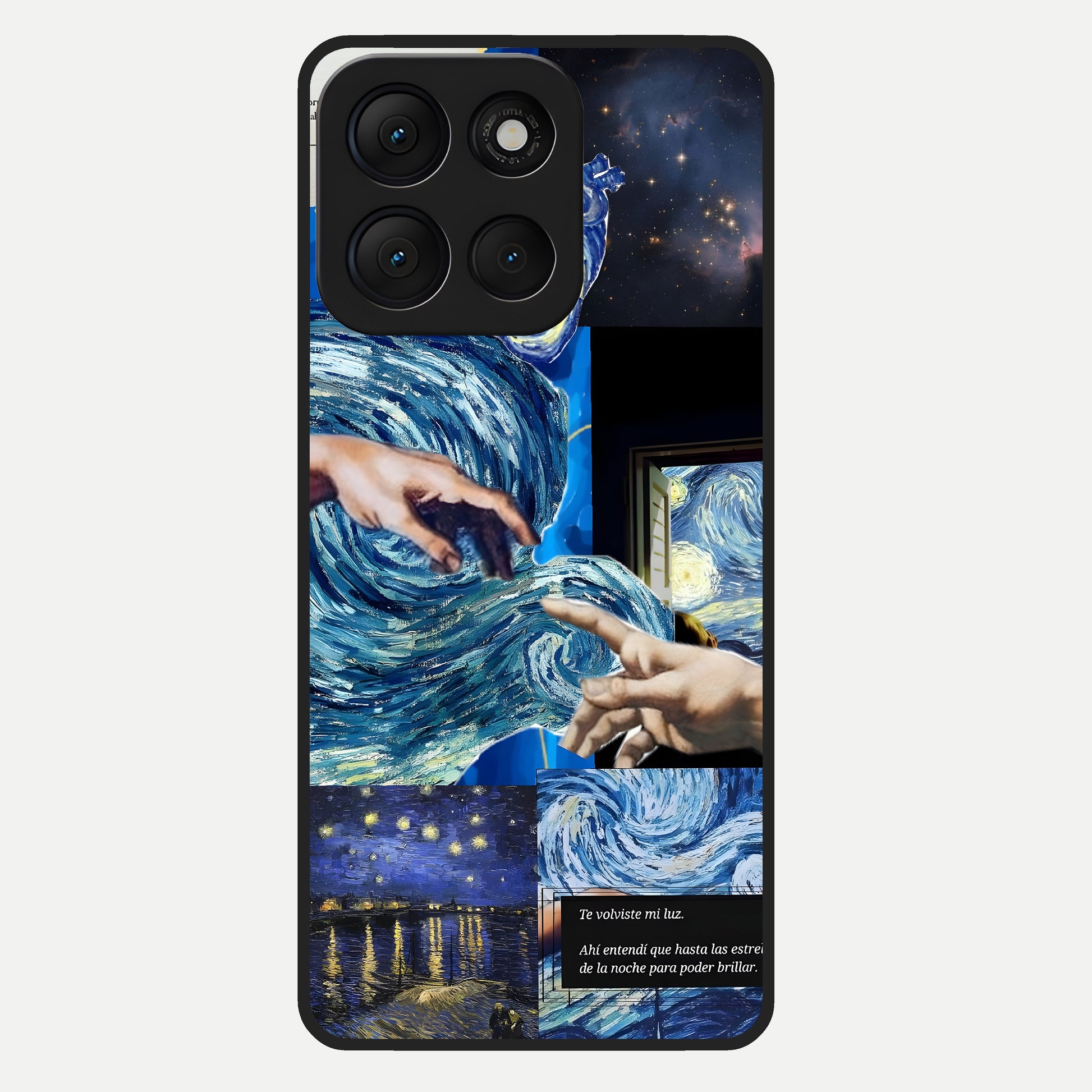  Aesthetic Vando Hands Glass Case For Moto G86 Power back cover – full design glossy printed glass finish