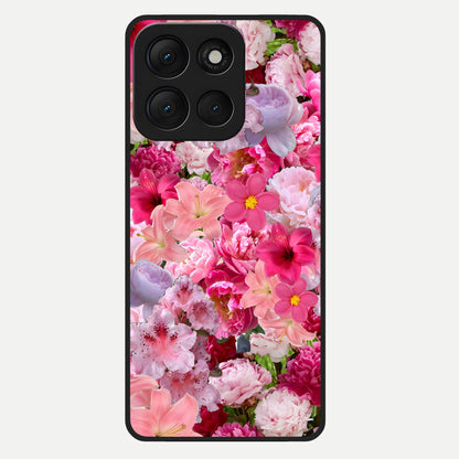  Bloom Crush Fantasy Glass Case For Moto G86 Power back cover – full design glossy printed glass finish