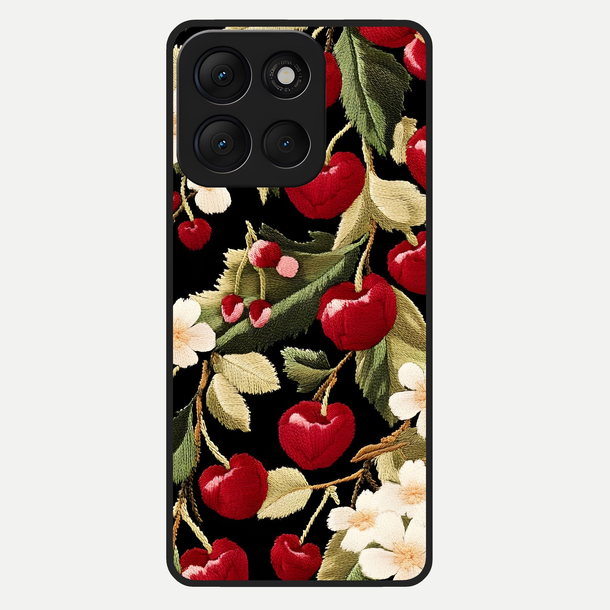  Blooming Spendor Bird Glass Case For Moto G86 Power back cover – full design glossy printed glass finish