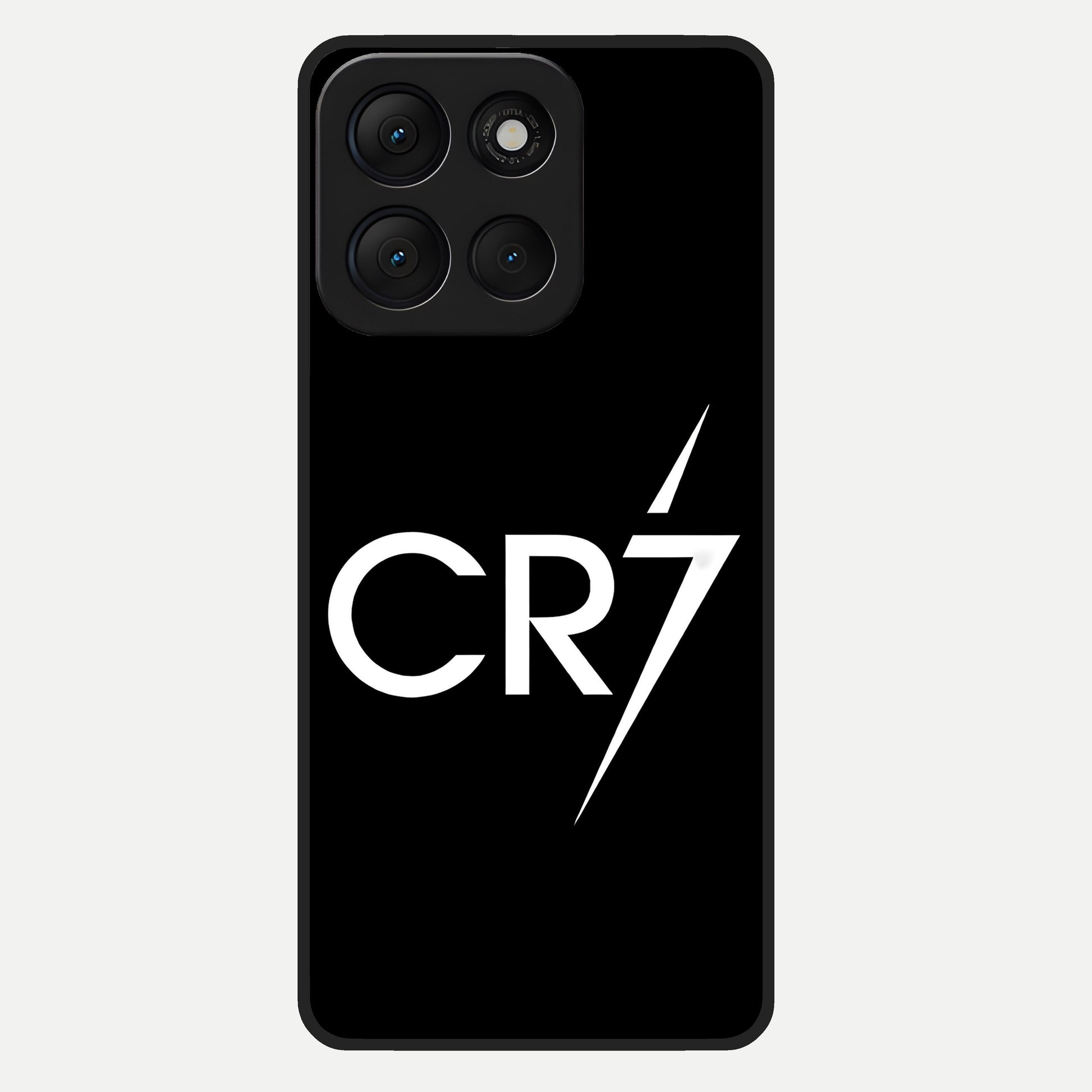  CR7 Elite Strike Glass Case For Moto G86 Power back cover – full design glossy printed glass finish