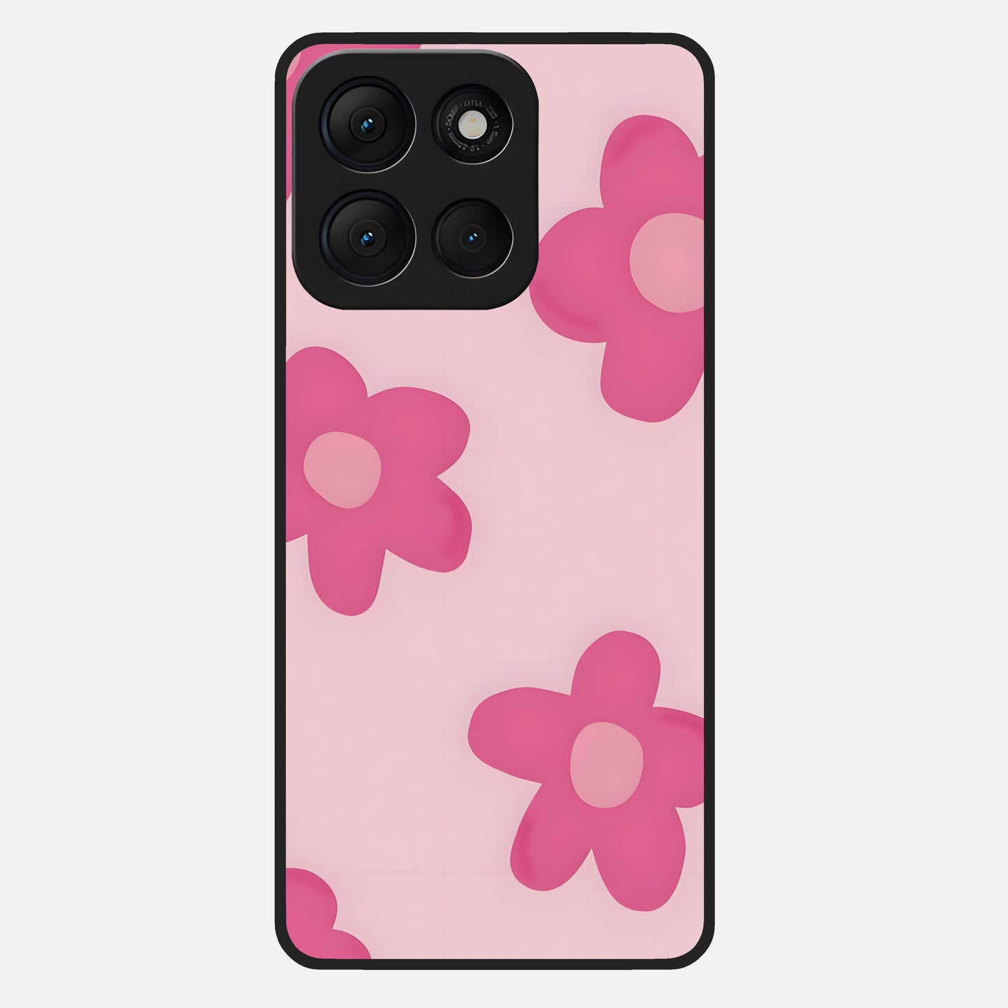  Candy Bloom Dreams Glass Case For Moto G86 Power back cover – full design glossy printed glass finish