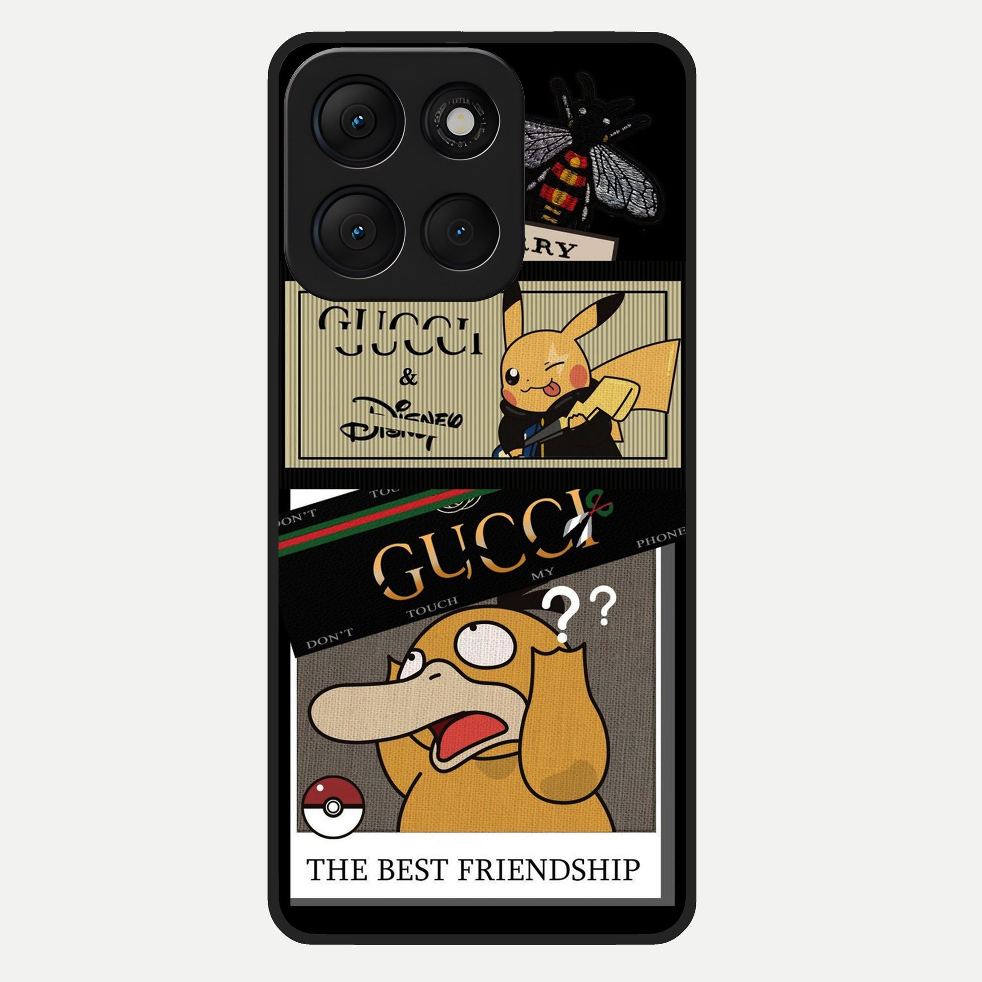  Cartoon Brand Play Mashup Glass Case For Moto G86 Power back cover – full design glossy printed glass finish