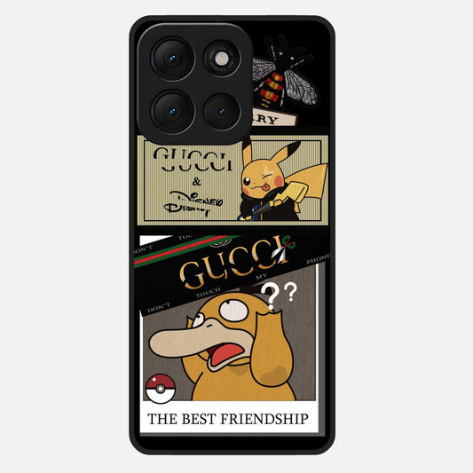  Cartoon Brand Play Mashup Glass Case For Moto G86 Power back cover – full design glossy printed glass finish