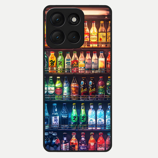  Colorfull Tree Glass Case For Moto G86 Power back cover – full design glossy printed glass finish