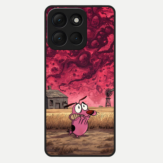  Courage Under Sky Glass Case For Moto G86 Power back cover – full design glossy printed glass finish