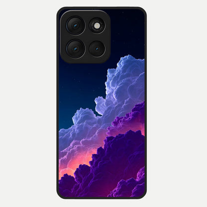  Dreamy Cloud Skies Glass Case For Moto G86 Power back cover – full design glossy printed glass finish