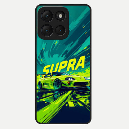  Electric Supra Thunder Glass Case For Moto G86 Power back cover – full design glossy printed glass finish