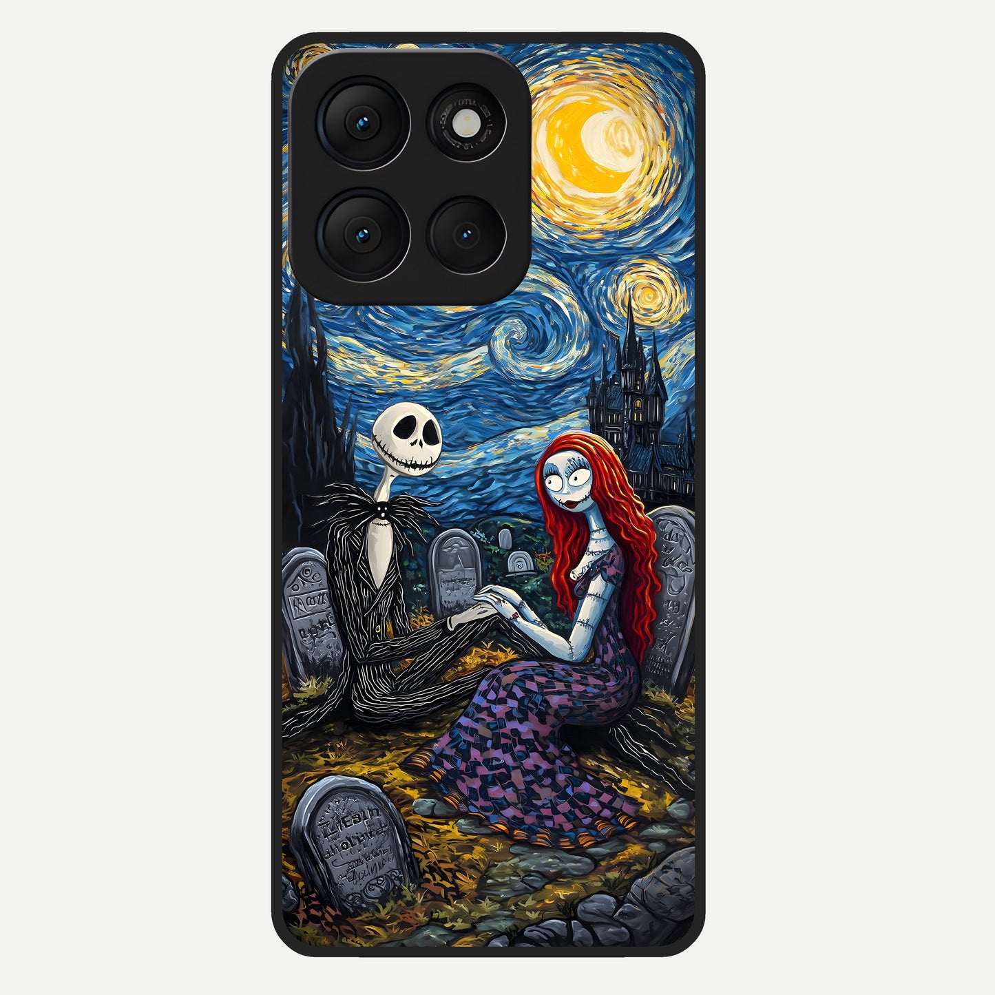  Eternal Night Love Glass Case For Moto G86 Power back cover – full design glossy printed glass finish