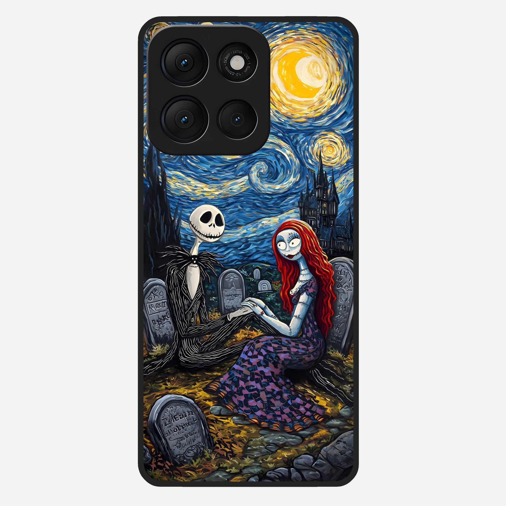  Eternal Night Love Glass Case For Moto G86 Power back cover – full design glossy printed glass finish