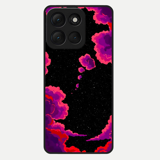  Galaxy Dream Frame Glass Case For Moto G86 Power back cover – full design glossy printed glass finish