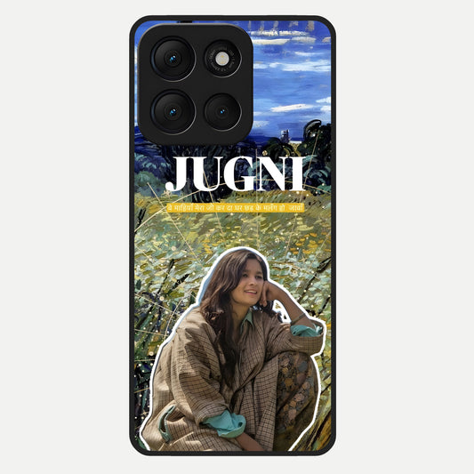  Jugni Soul Vibes Glass Case For Moto G86 Power back cover – full design glossy printed glass finish