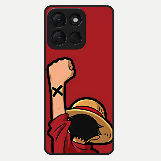  Luffy X Spirit Glass Case For Moto G86 Power back cover – full design glossy printed glass finish