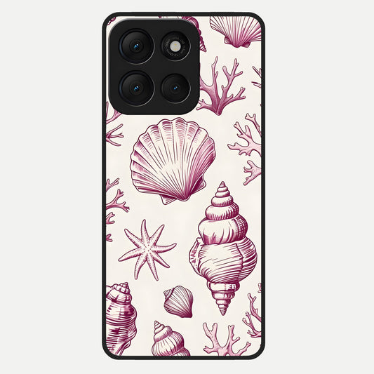  Pink Power Sparks Glass Case For Moto G86 Power back cover – full design glossy printed glass finish