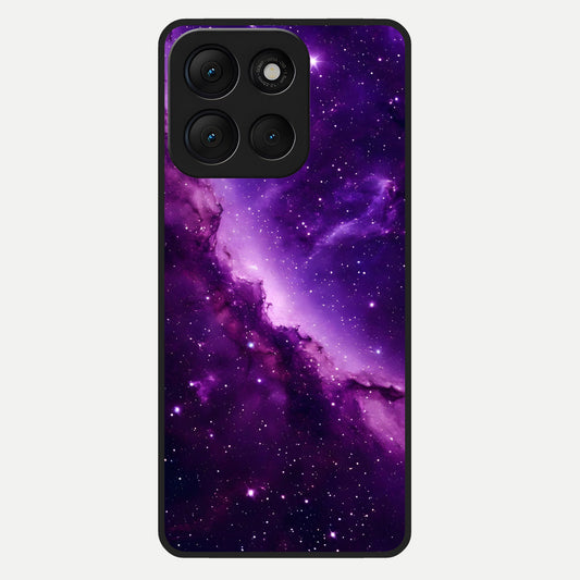  Purple Shade Sky Glass Case For Moto G86 Power back cover – full design glossy printed glass finish