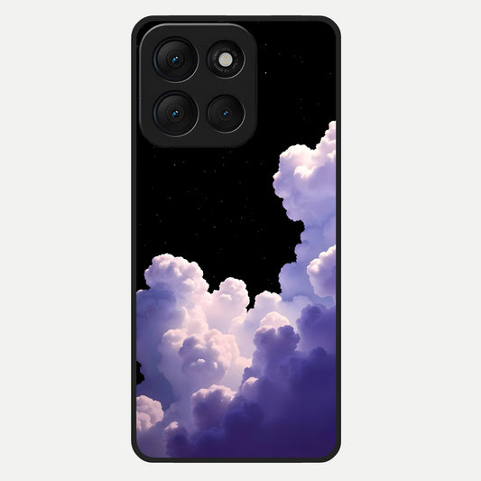  Starlit Night Whispers Glass Case For Moto G86 Power back cover – full design glossy printed glass finish