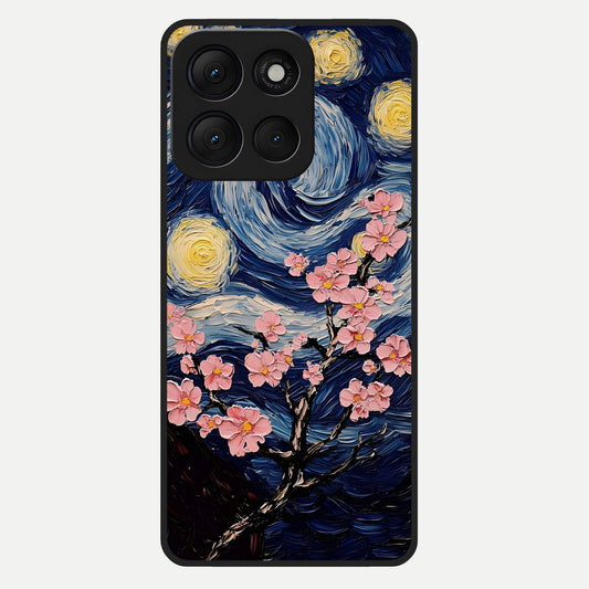  Van Gogh Scenery Glass Case For Moto G86 Power back cover – full design glossy printed glass finish