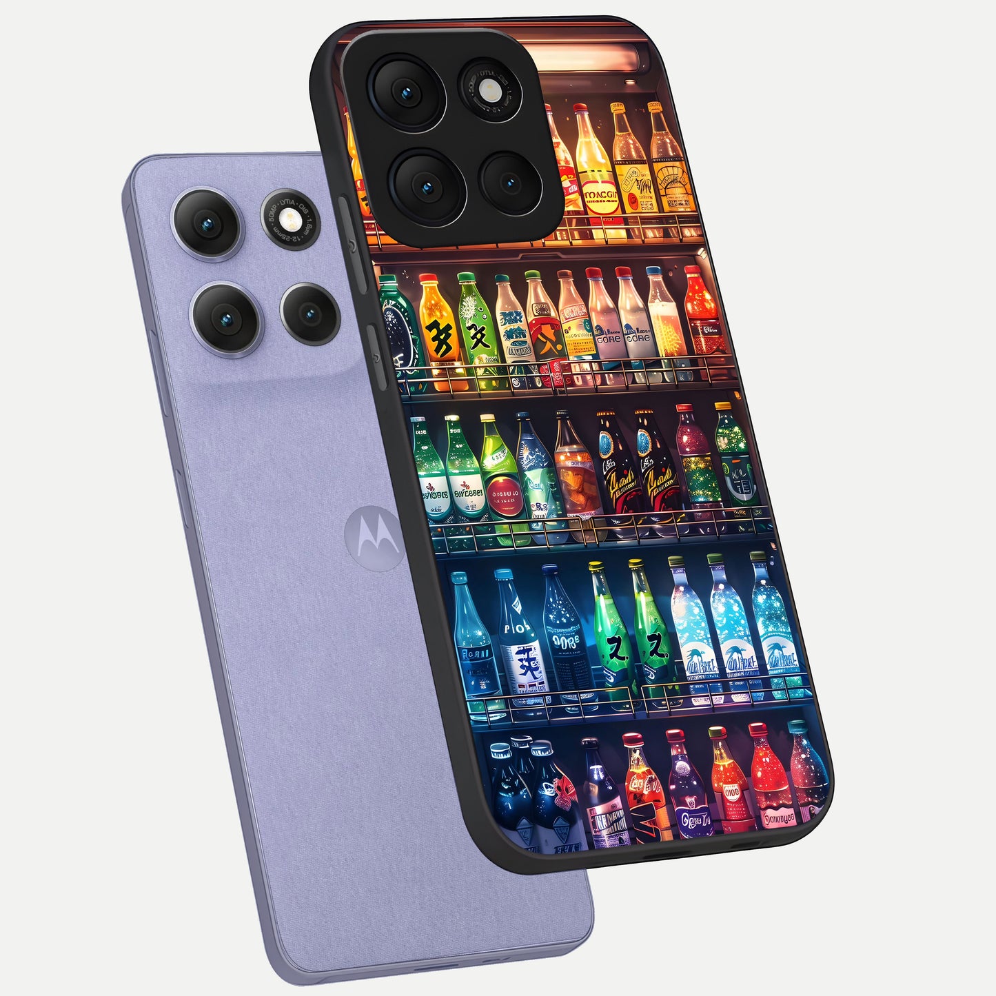  Colorfull Tree phone case For Moto G86 Power showing premium glass back cover with detailed artwork