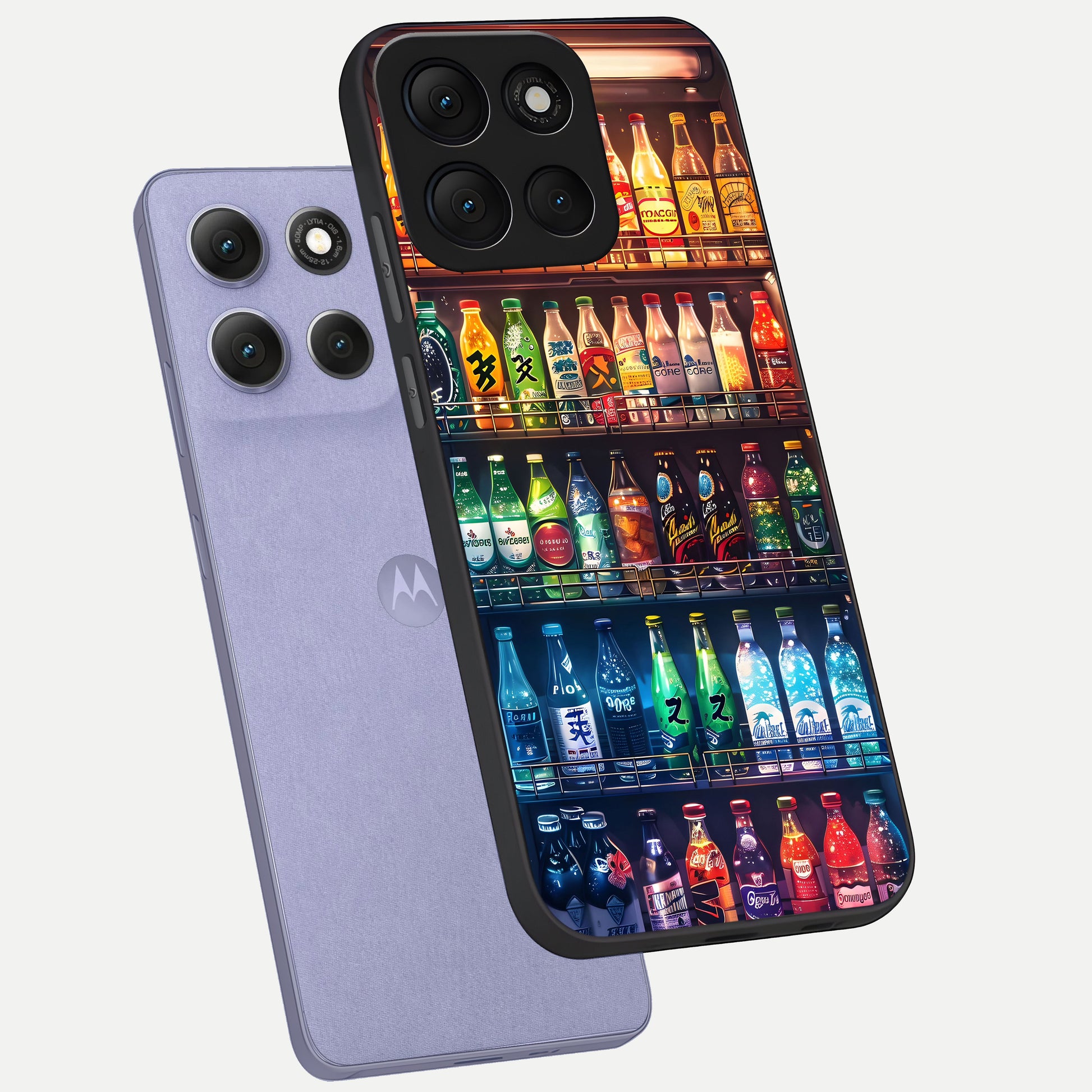  Colorfull Tree phone case For Moto G86 Power showing premium glass back cover with detailed artwork