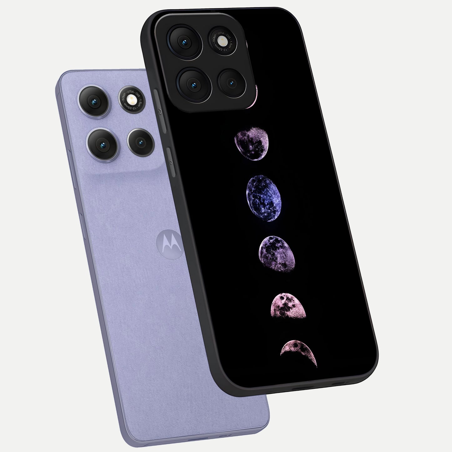  Crimson All Planets phone case For Moto G86 Power showing premium glass back cover with detailed artwork