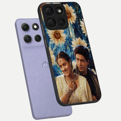 Eternal Love Story phone case For Moto G86 Power showing premium glass back cover with detailed artwork