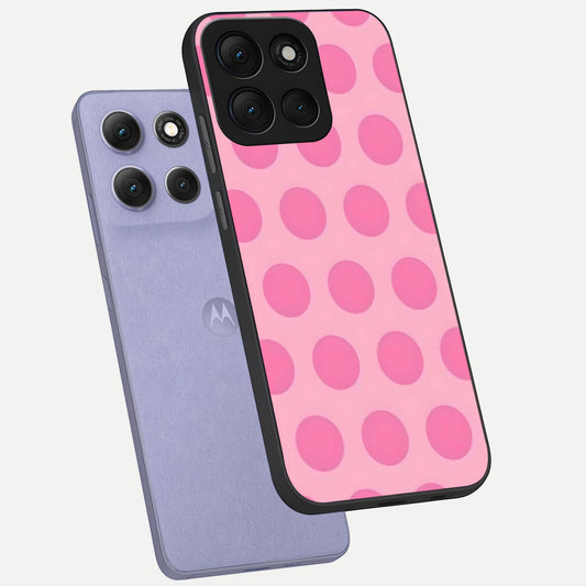  Sweet Dot Dreams phone case For Moto G86 Power showing premium glass back cover with detailed artwork