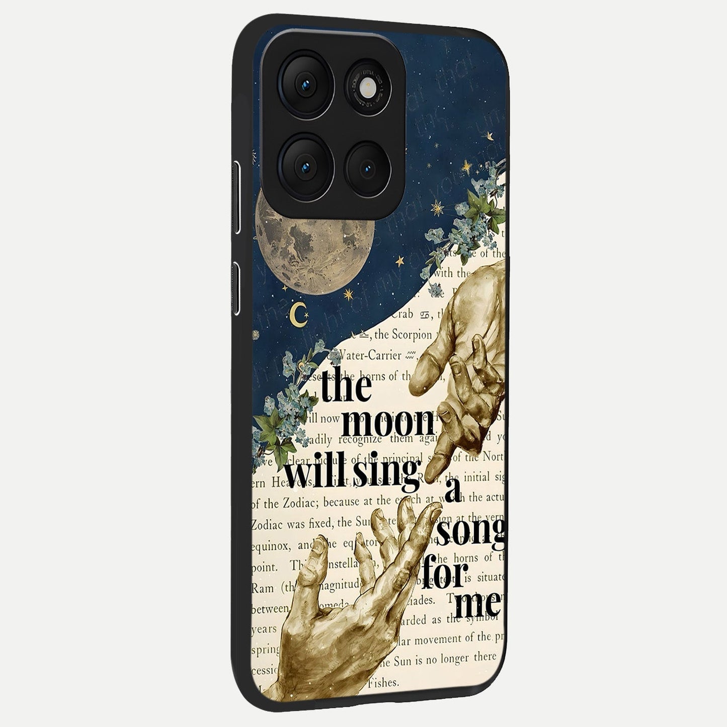 Aesthetic Divine back cover For Moto G86 Power slim fit glass case with vibrant aesthetic design