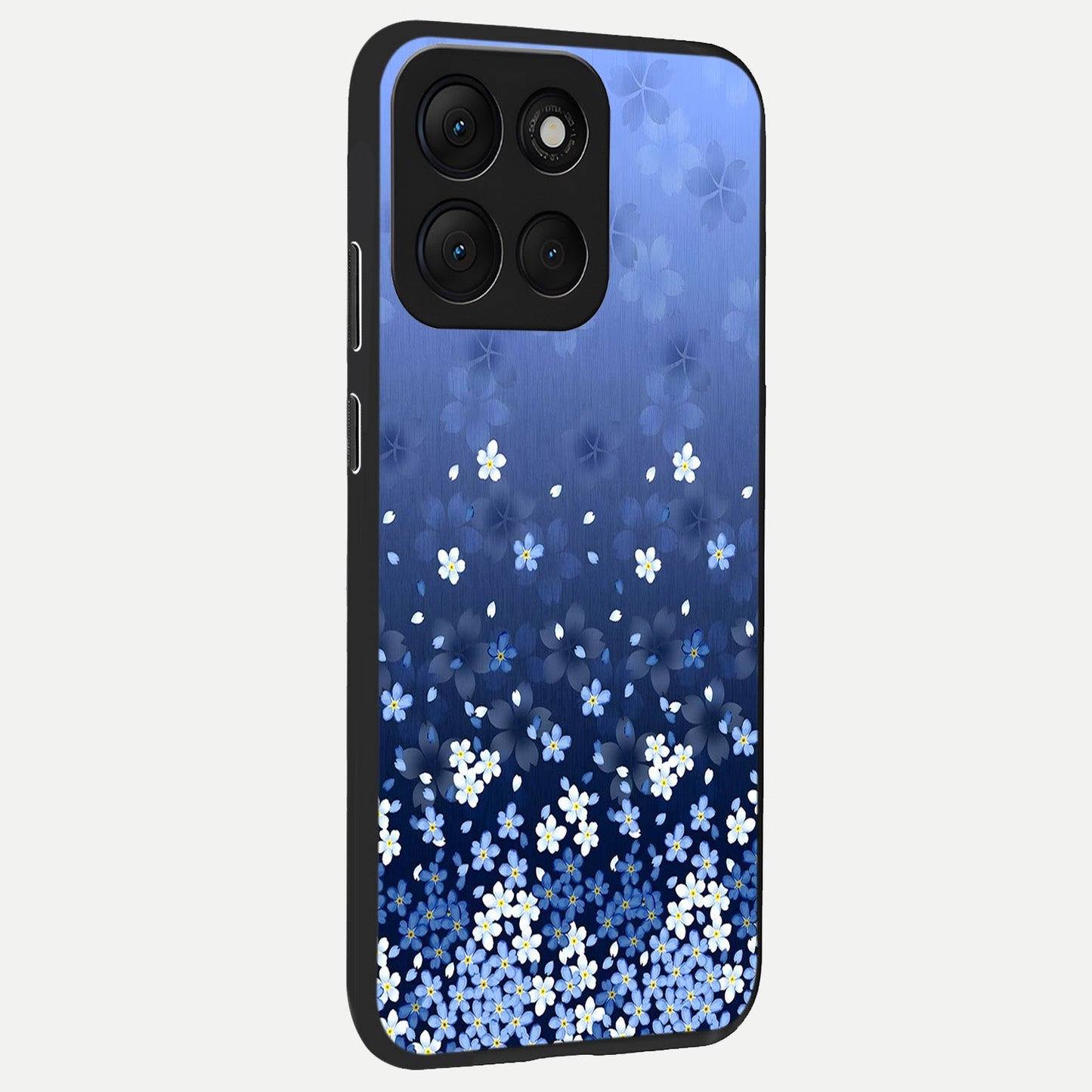  Blue Starry back cover For Moto G86 Power slim fit glass case with vibrant aesthetic design