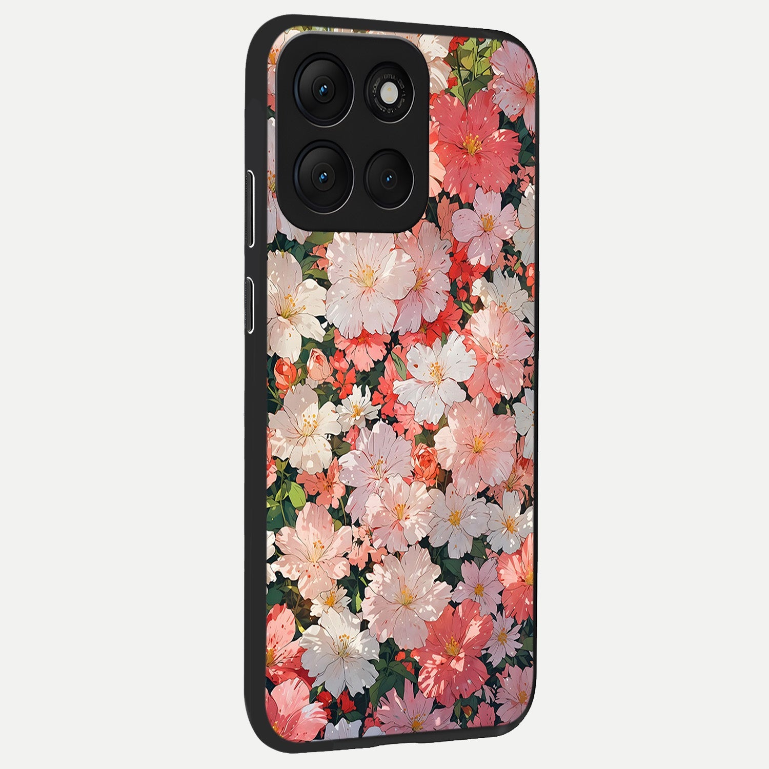  Blush Bloom Field back cover For Moto G86 Power slim fit glass case with vibrant aesthetic design