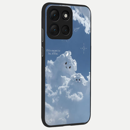  Cloud Bunny Dreams back cover For Moto G86 Power slim fit glass case with vibrant aesthetic design