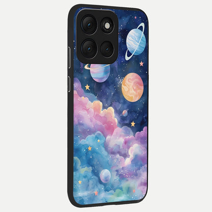  Cosmic Planet Dreams back cover For Moto G86 Power slim fit glass case with vibrant aesthetic design