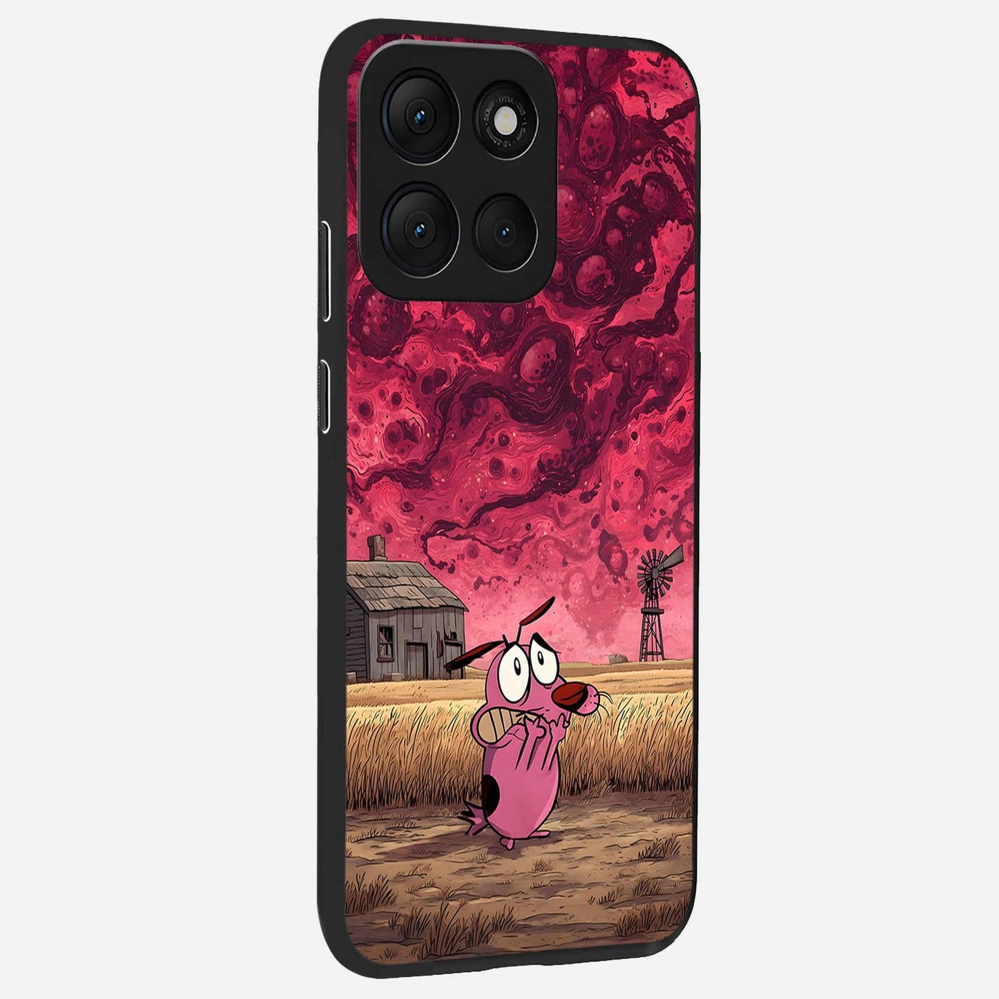  Courage Under Sky back cover For Moto G86 Power slim fit glass case with vibrant aesthetic design